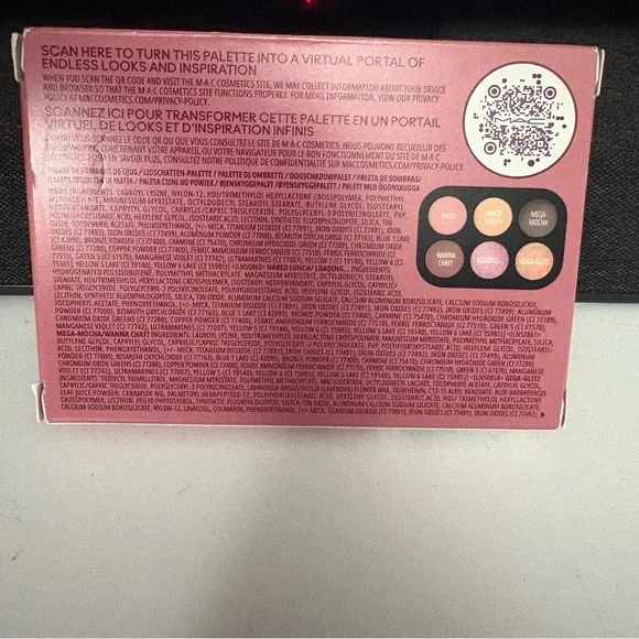 MAC Connect In Colour Eyeshadow Palette Embedded In Burgundy - Picture 3 of 5